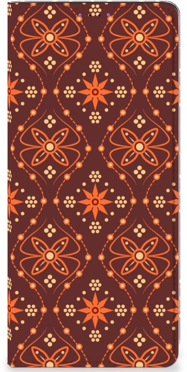 Samsung Galaxy A22 5G Hoesje met Magneet Batik Brown