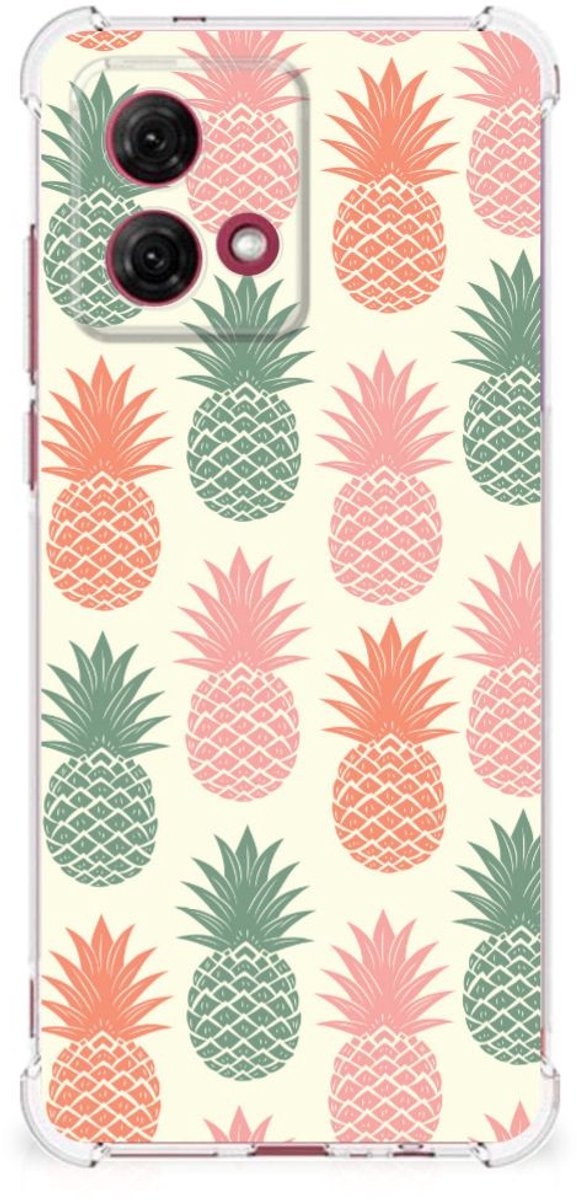 Back Cover voor Motorola Moto G84 Beschermhoes Ananas