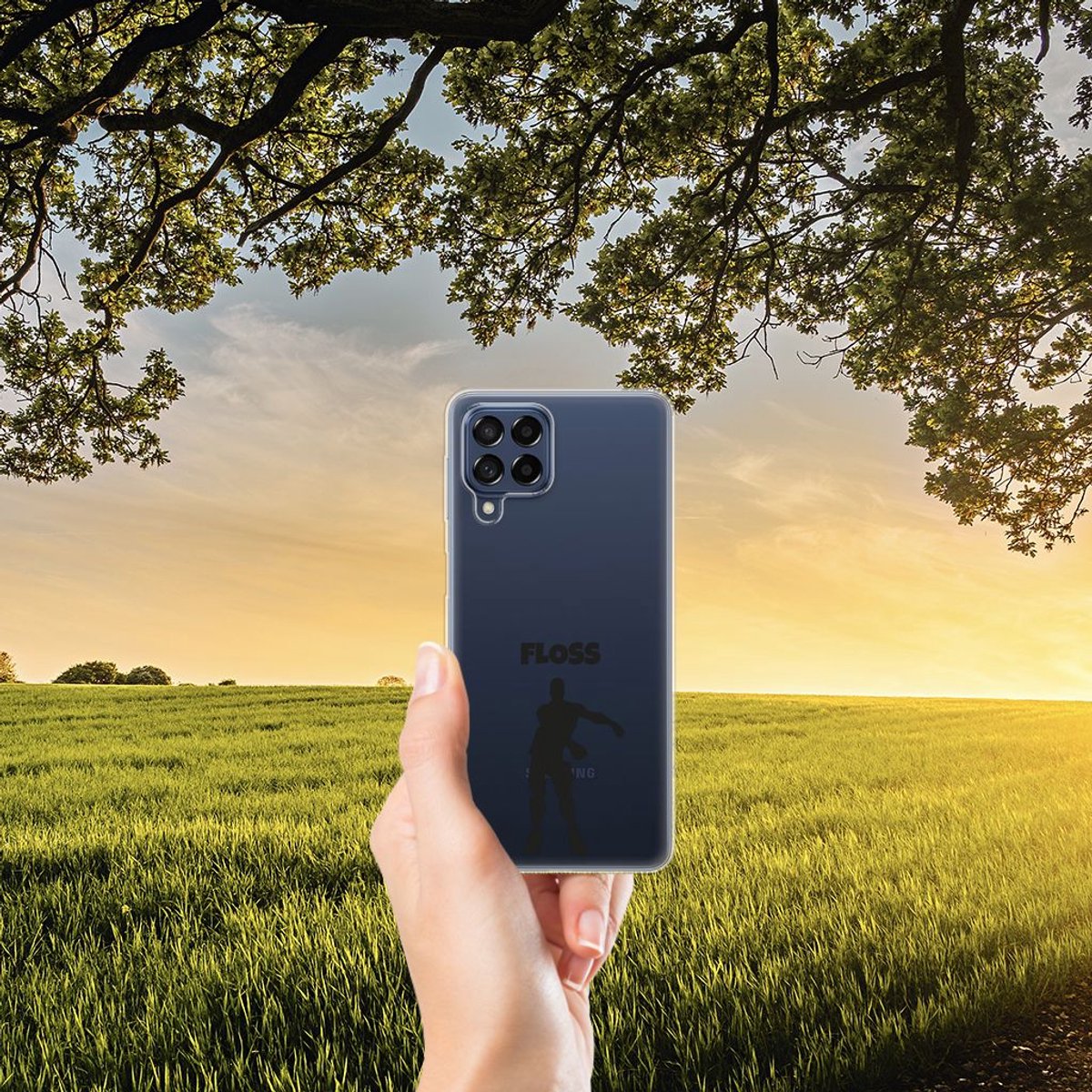 Samsung Galaxy M53 Telefoonhoesje met Naam Floss