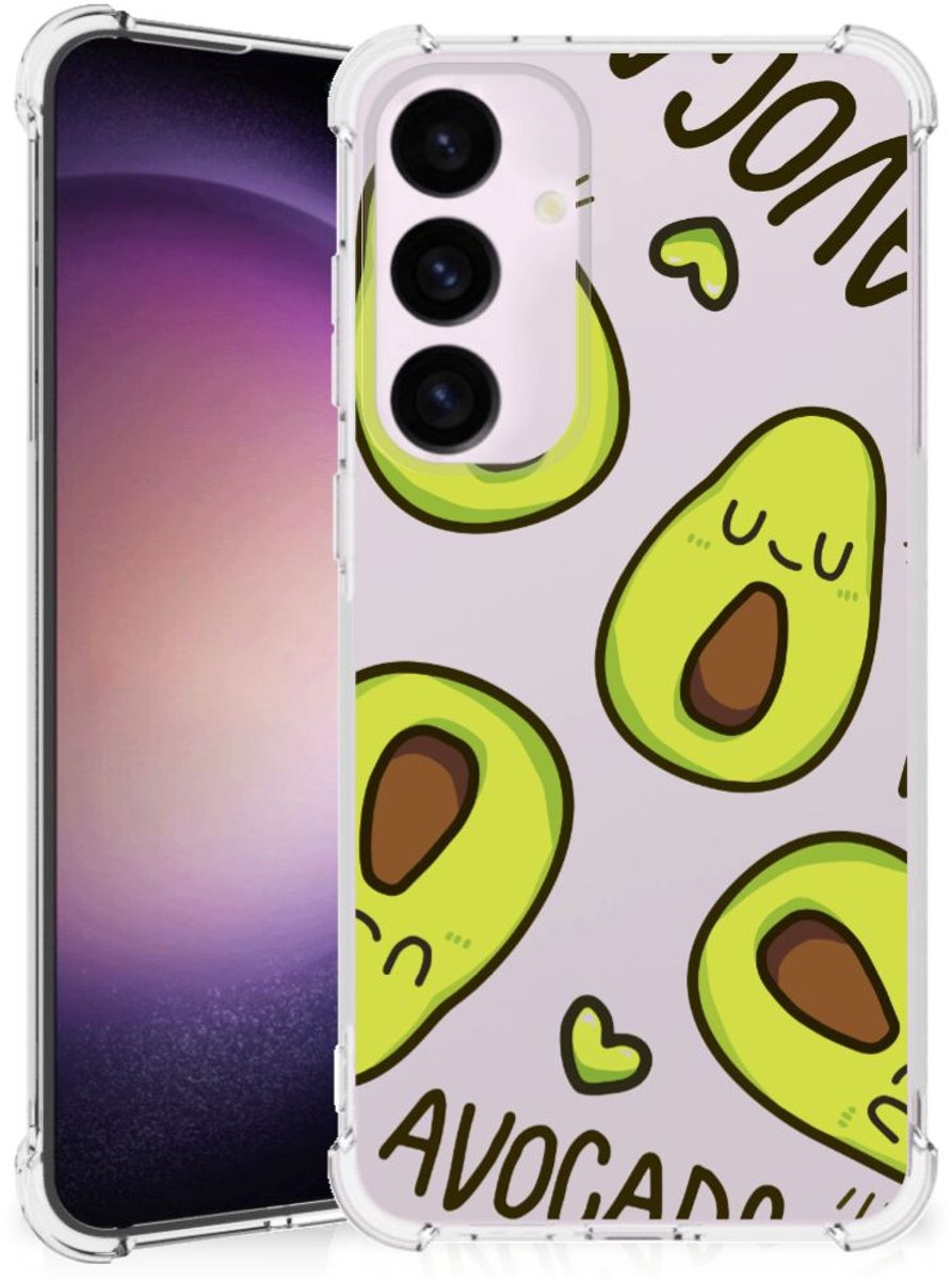 Samsung Galaxy S24 Plus Stevig Bumper Hoesje Avocado Singing