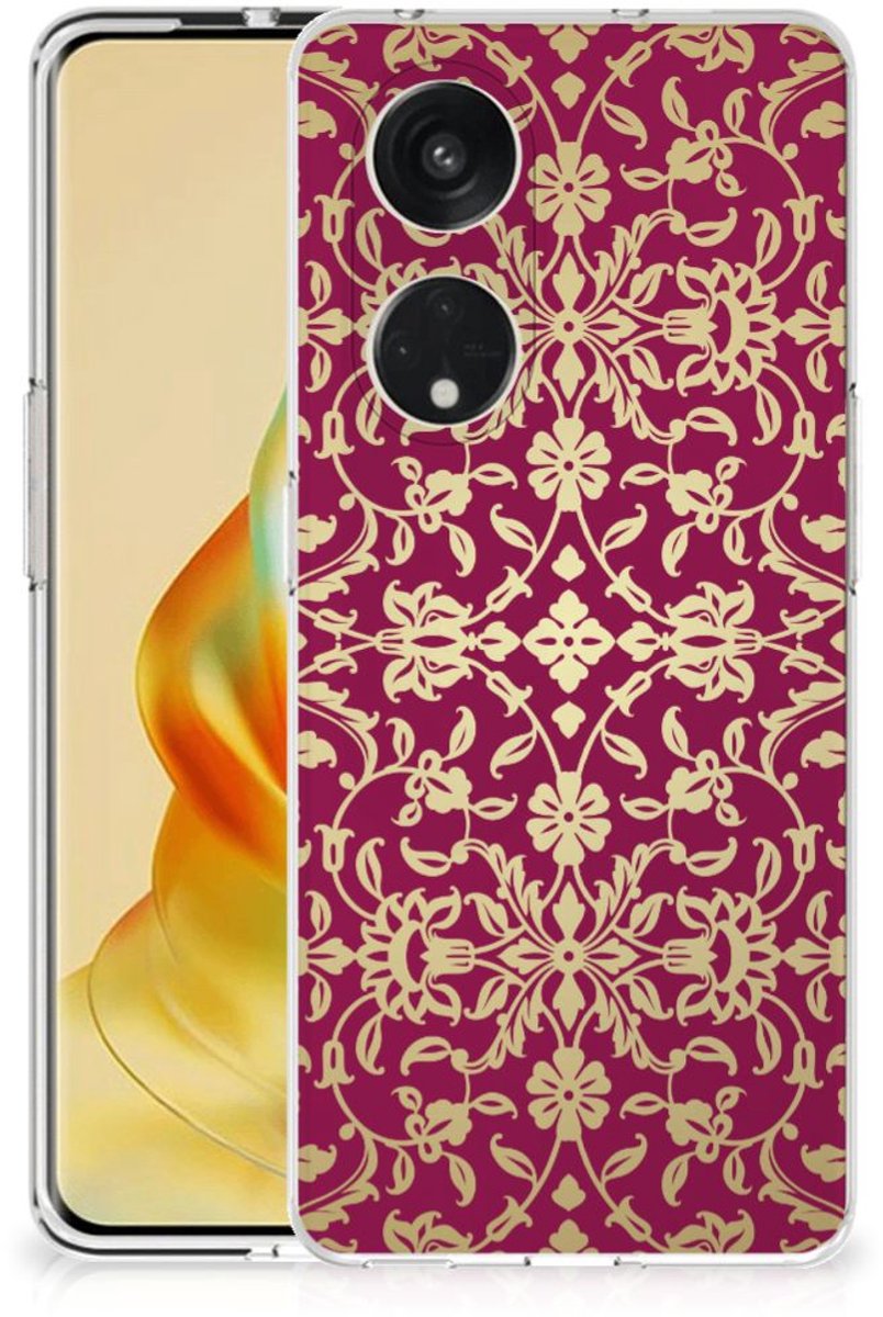 Siliconen Hoesje OPPO Reno8 T 5G Barok Pink