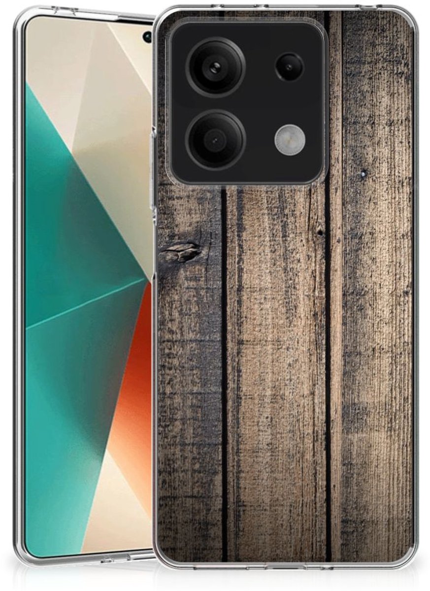 Xiaomi Redmi Note 13 5G Bumper Hoesje Steigerhout