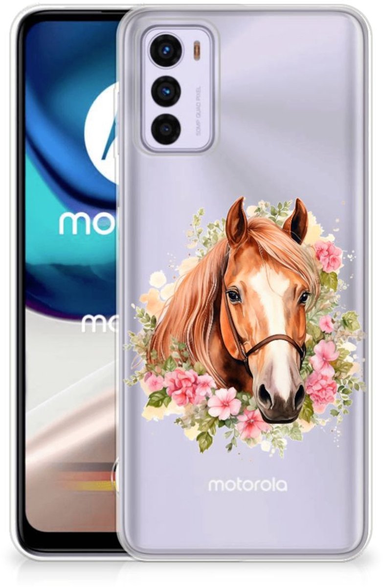 TPU Hoesje voor Motorola Moto G42 Paard