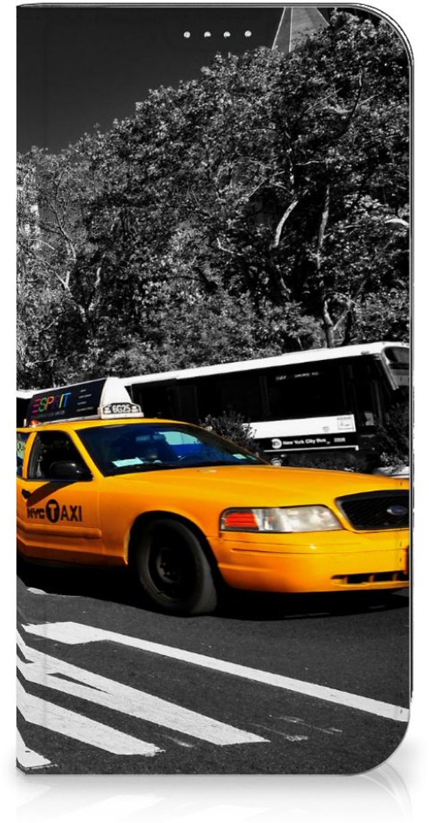 iPhone 15 Plus Book Cover New York Taxi
