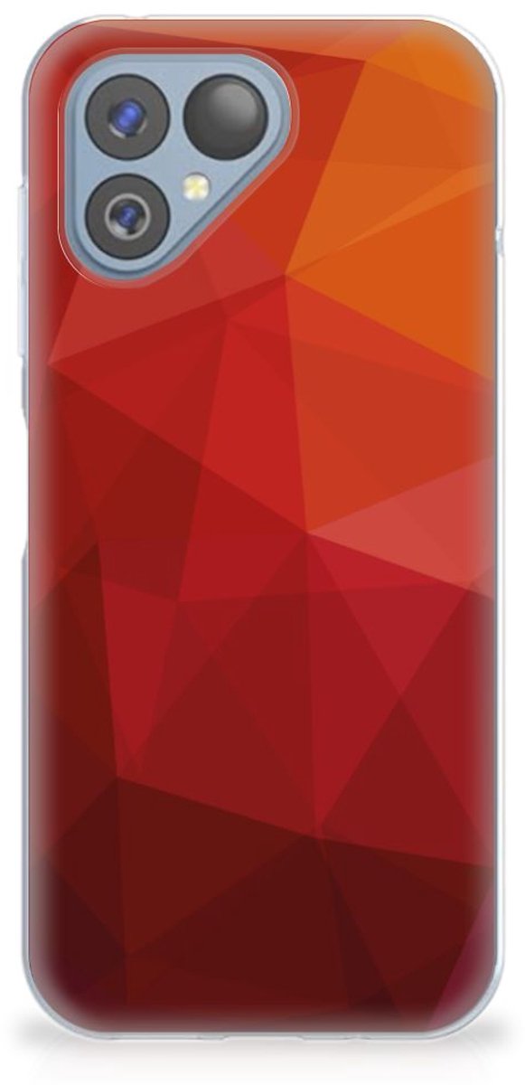 TPU Hoesje voor Fairphone 5 Polygon Red