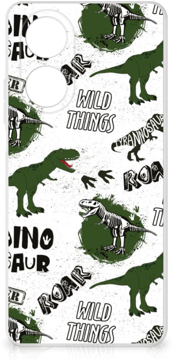TPU Hoesje voor OPPO A58 4G Dinosaurus