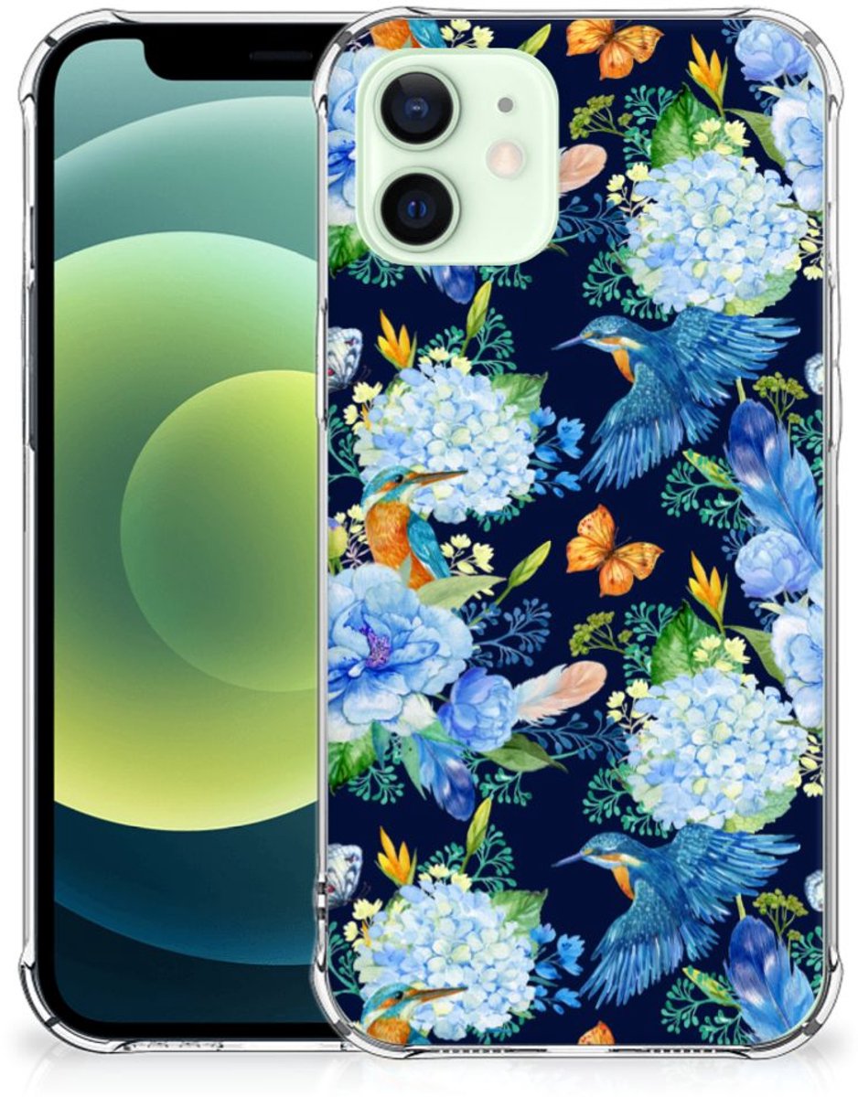 Case Anti-shock voor iPhone 12 Mini IJsvogel