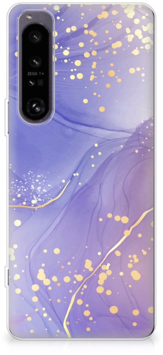 Hoesje maken voor Sony Xperia 1 IV Watercolor Paars