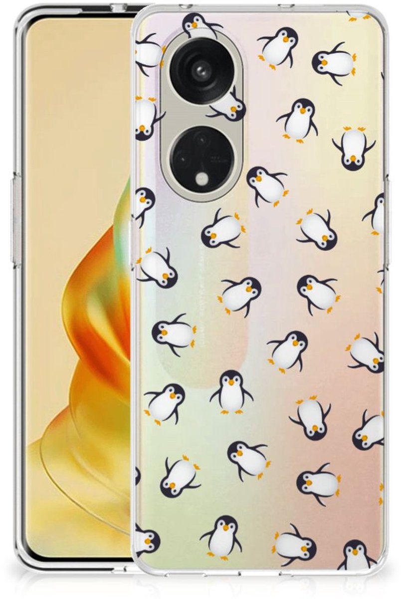 TPU bumper voor OPPO Reno8 T 5G Pinguïn
