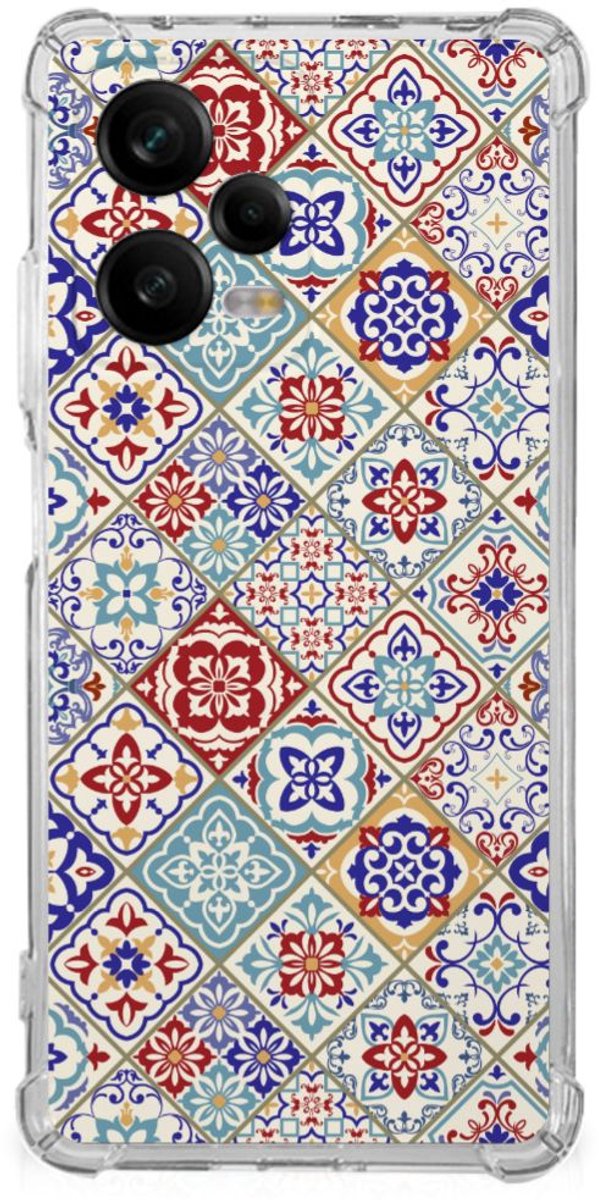 Xiaomi Redmi Note 12 Pro Anti-Shock Hoesje Tiles Color