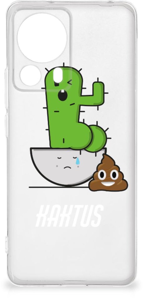 Xiaomi 13 Lite Telefoonhoesje met Naam Cactus Poo