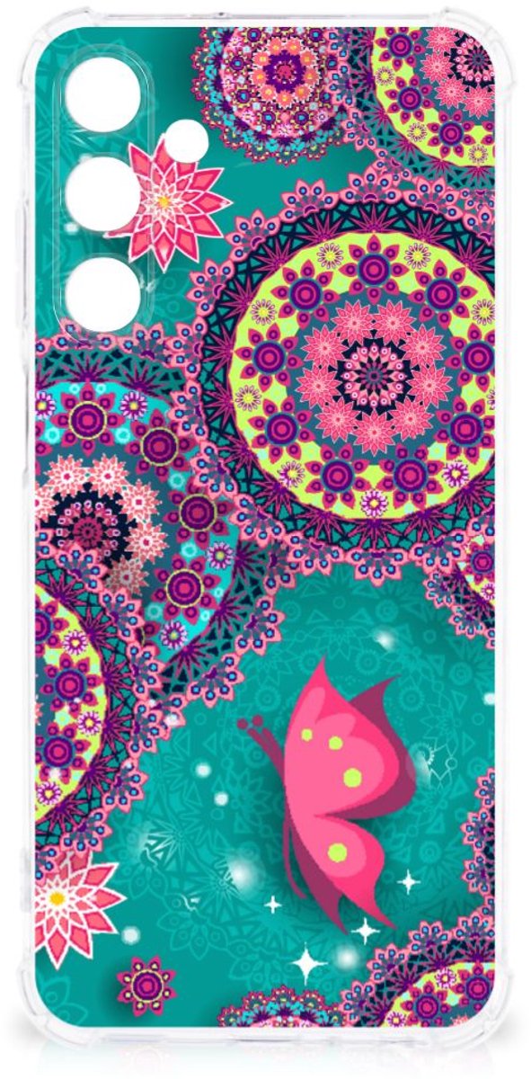 Samsung Galaxy A25 Back Cover Cirkels en Vlinders