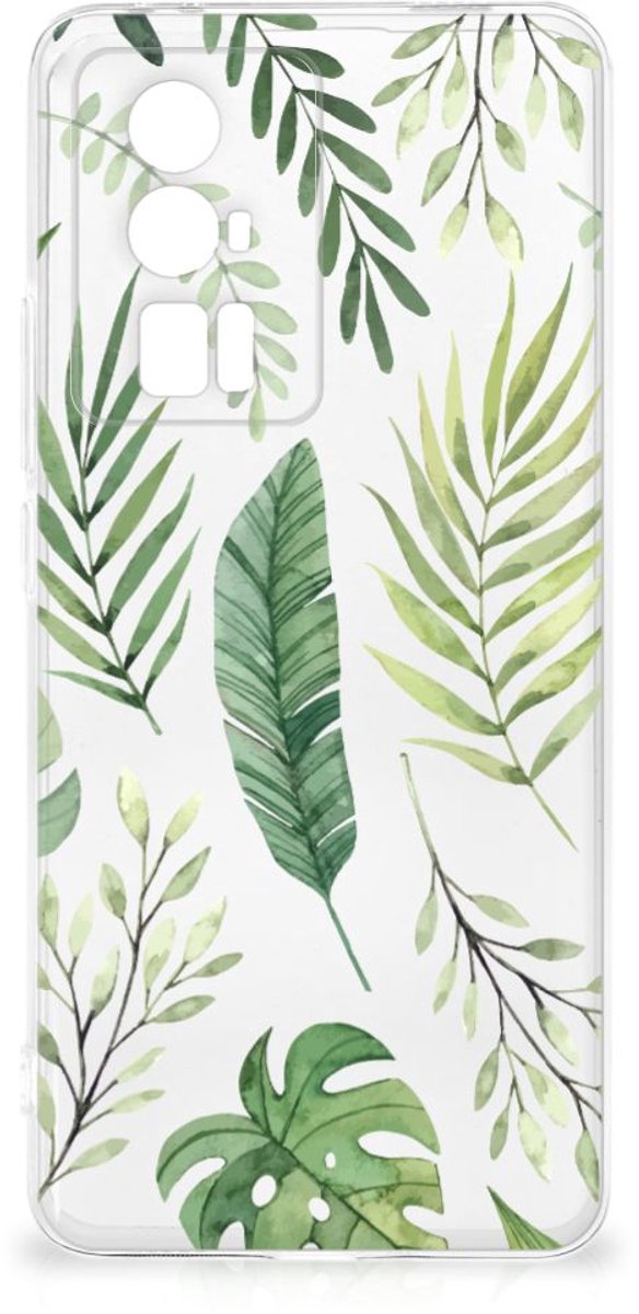 Xiaomi Poco F5 Pro TPU Case Leaves