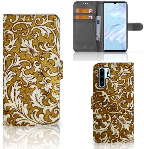 Coque Téléphone Huawei P30 Pro Coque avec pour Baroque Or