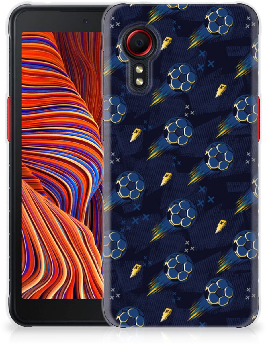 TPU bumper voor Samsung Galaxy Xcover 5 Voetbal