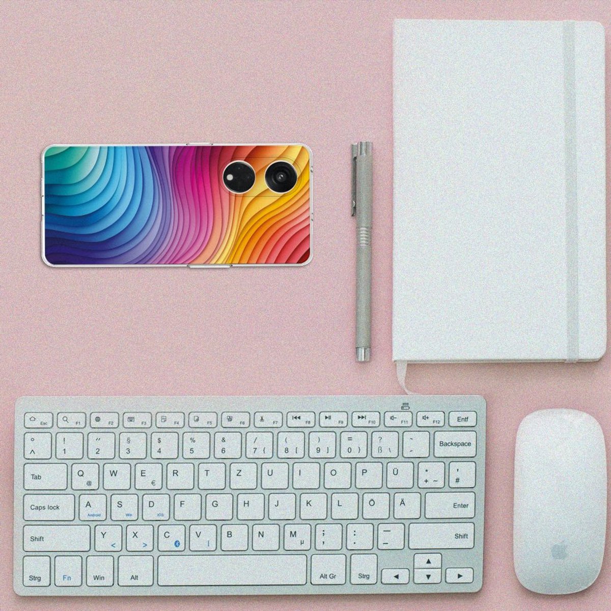 TPU Hoesje voor OPPO Reno8 T 5G Regenboog