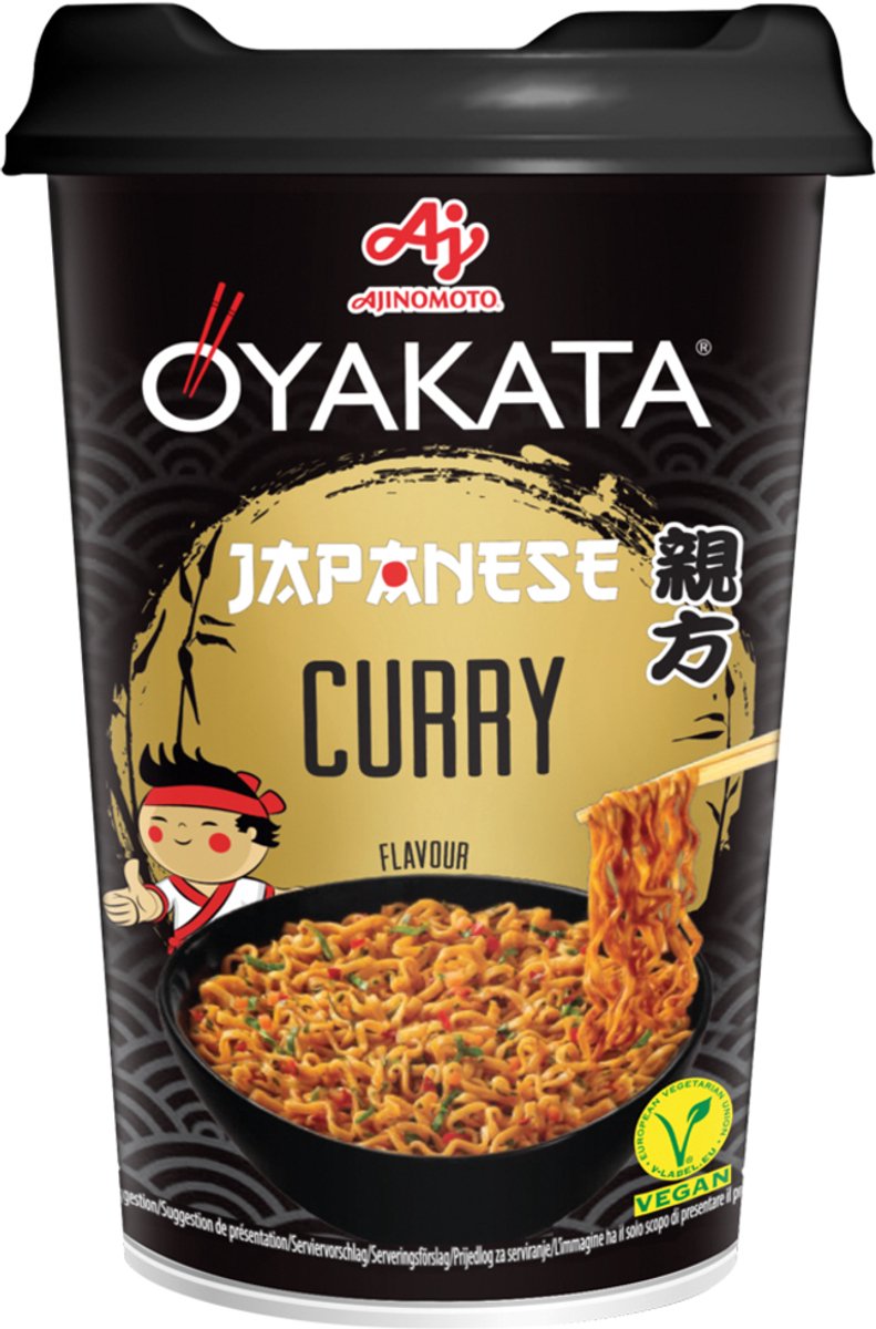 Oyakata Instant Noedels Japanse curry 8 x 90 g