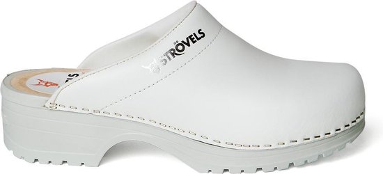 Strovels sabot 303 Blanc Talon ouvert