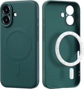 imoshion Hoesje - Geschikt voor iPhone 16 - Color Backcover geschikt voor MagSafe - Donkergroen
