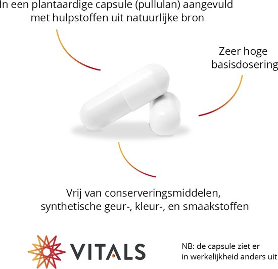 Vitals Microbiol Trio Platinum - 60 capsules - Biotica. 15 miljard levende bacteriën van 3 superieure stammen per capsule.