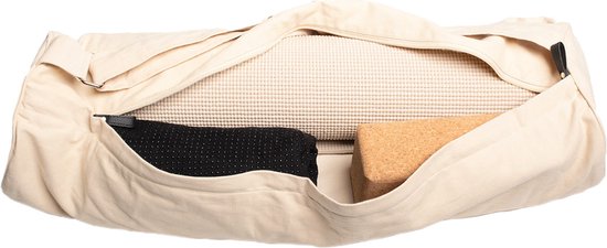 Yogatas katoen eco sand - Lotus van Merkloos — afbeelding 5