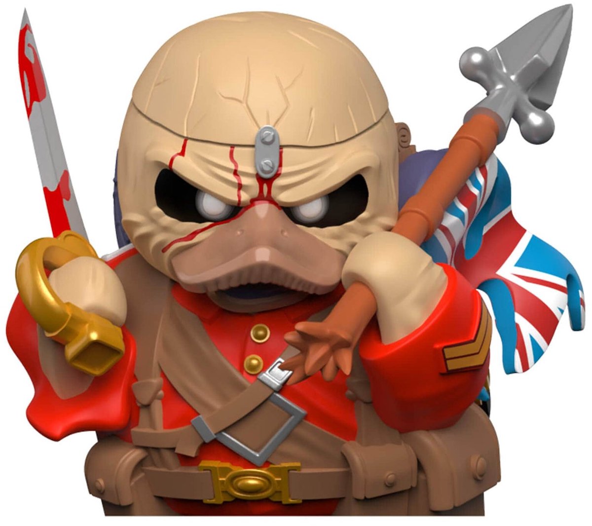 TUBBZ Cosplay-Verzamelbaar Badeend - Iron Maiden - Eddie The Trooper (Standard Editie)