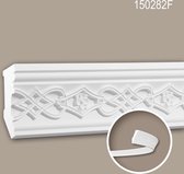 Kroonlijst 150282F Profhome Lijstwerk flexibele lijst Sierlijst neo-renaissance stijl wit 2 m