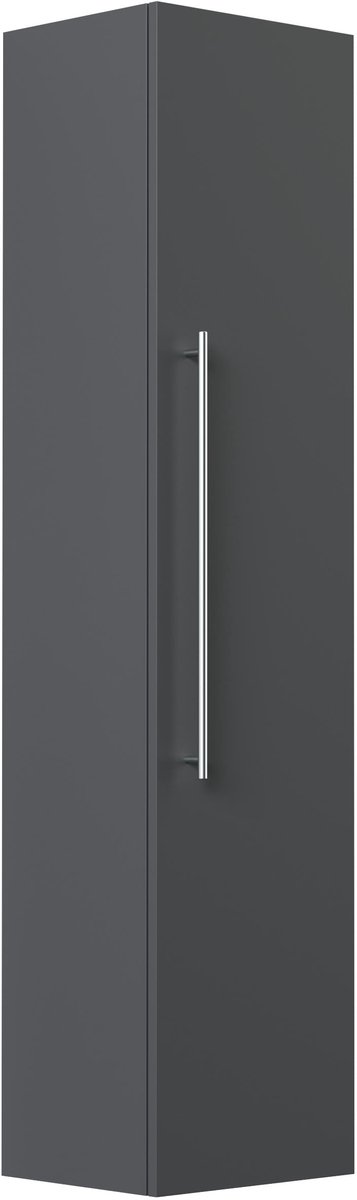 Badkamerkast Genua Grafiet - Breedte 35 cm - Hoogte 150 cm - Diepte 30 cm