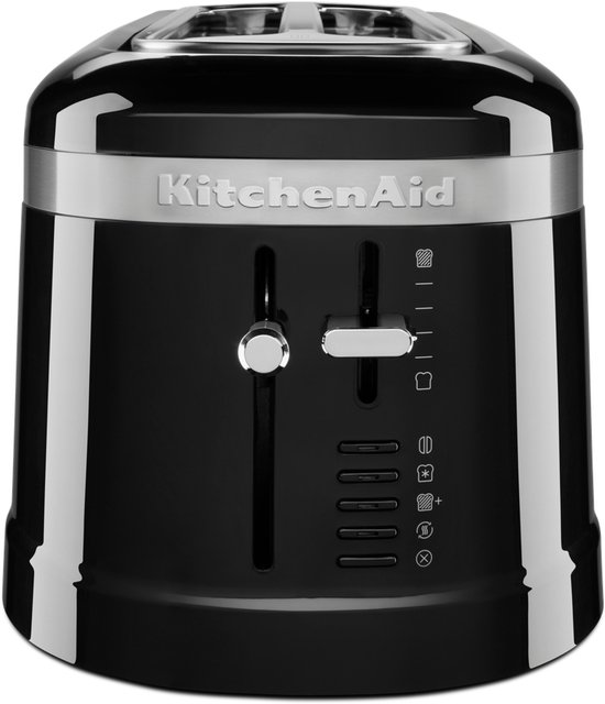 KitchenAid Broodrooster met 2 lange sleuven - 5KMT5115EOB - Onyx Zwart