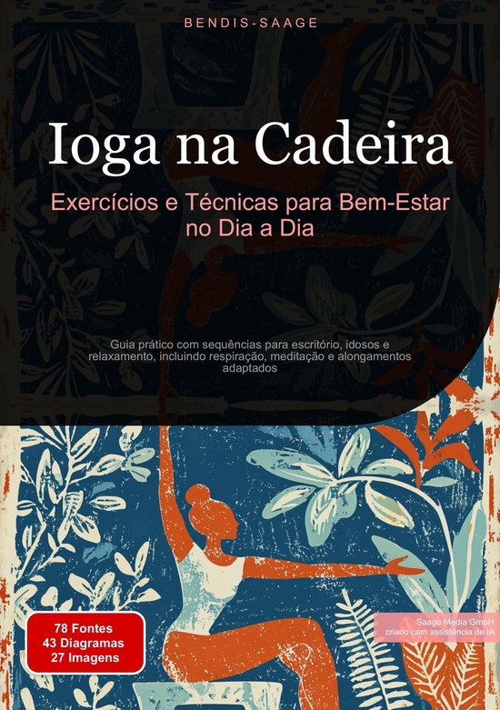Ioga na Cadeira: Exercícios e Técnicas para Bem-Estar no D ... - cover