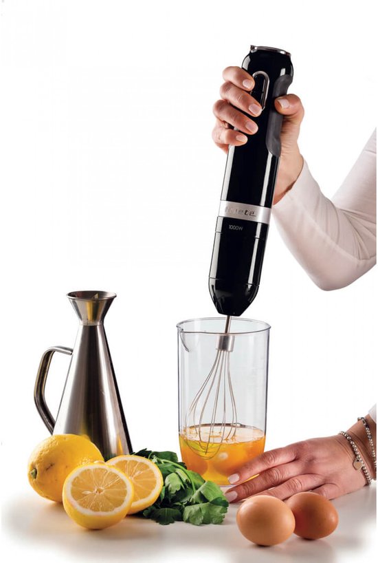 Ariete 0602/02 Moderna Staafmixer – 1000W – 10 Snelheden – Incl. Hakmolen, Garde & Maatbeker — afbeelding 4