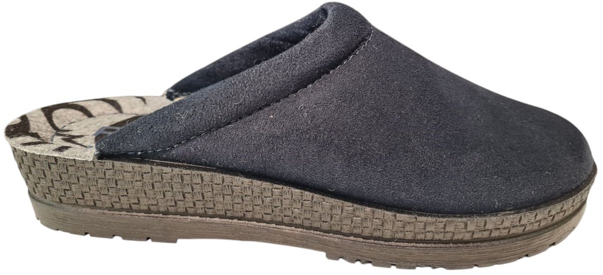 Rohde Pantoffels blauw Suede - Dames - Maat 41
