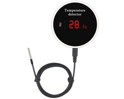Slimme Wifi Temperatuursensor met Digitale Display en Alarmfunctie voor Vriezer en Koelapparatuur