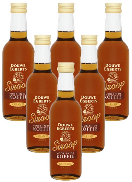 Douwe Egberts - Karamel Koffiesiroop - 6x 250ml