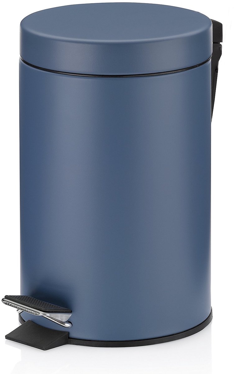 Monaco Pedaal Afvalemmer - 3 liter - Blauw - Kela