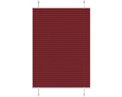 vidaXL - Plissé - rolgordijn - 95x150 - cm - stofbreedte - 94,4 - cm - bordeauxrood