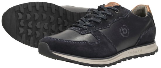 Bugatti Cirino Baskets pour femmes bleu Cuir - Taille 41