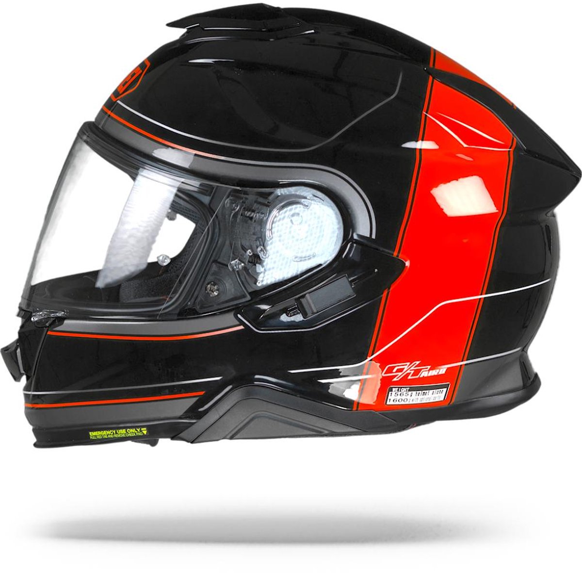 shoei gt air 2 crossbar tc1 GT-Air II Glorify Helmet 1 Red/Black/Silver color scheme Shoei GT-Air II Crossbar Tc-1