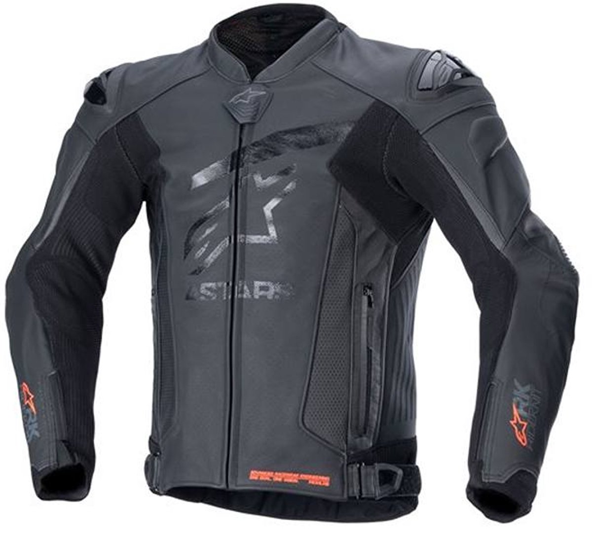 Alpinestars GP Plus R V4 Rideknit Leren Jas Zwart Zwart - Jas