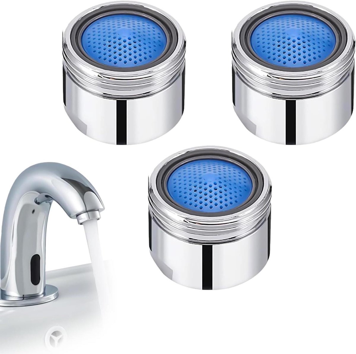 3 stuks M18 straalregelaar waterkraanzeef voor badkamer keukenkraan