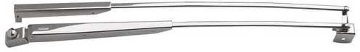 Vetus HD parallelle wisserarm, RVS, 508-593mm