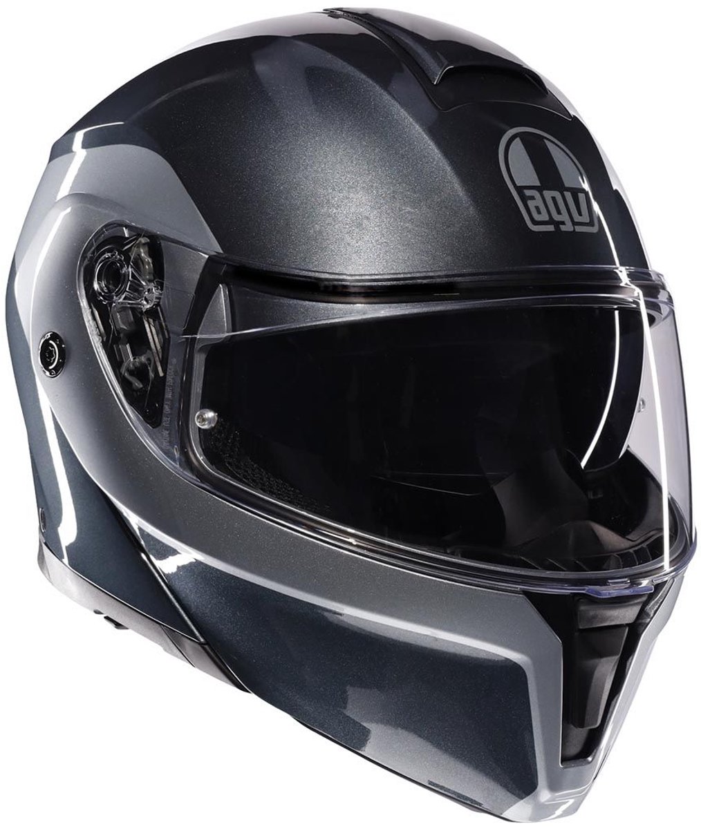 AGV Streetmodular systeemhelm Levico grijs zilver M