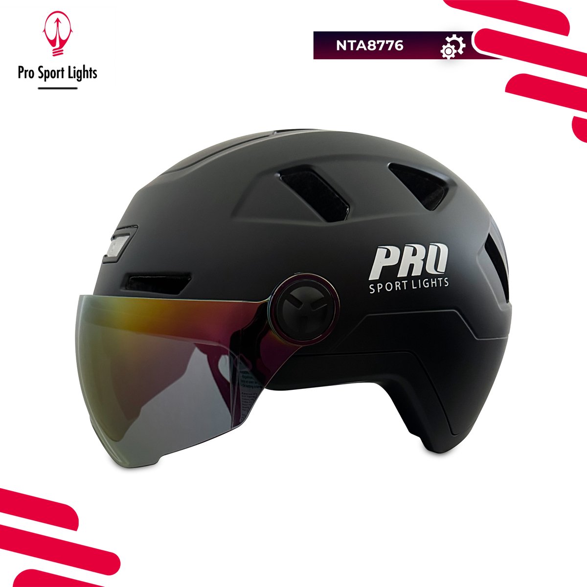 Fietshelm Speed Pedelec LED Verlichting thumbnail 4