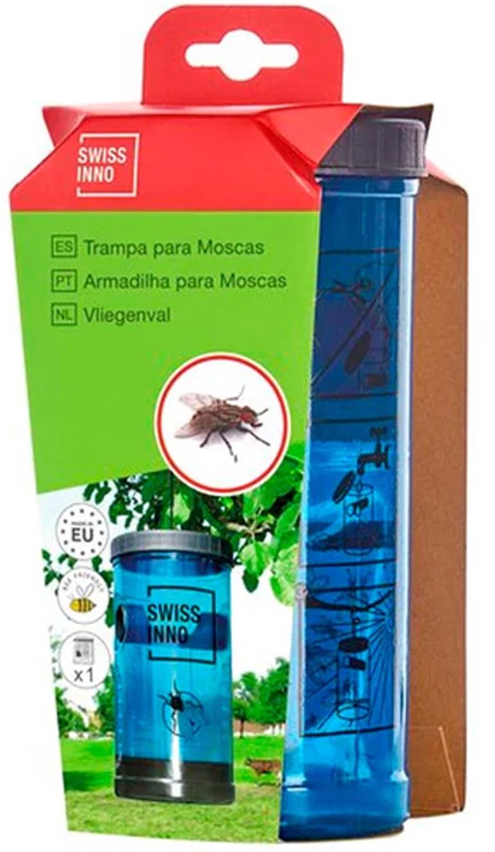 Swissinno Natural Control outdoor 1 320 001KN Lokstof Vliegenval Blauw (transparant) 1 stuk(s)