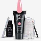 Miss Jules® Polygel Kit - Nagel Verlenging Starterspakket 30 ml Roze - Manicure Set Incl. Instructievideo (NL) - Complete Nagel Kit voor Polygel Nagels - HEMA & TPO vrij - Incl. Instructievideo