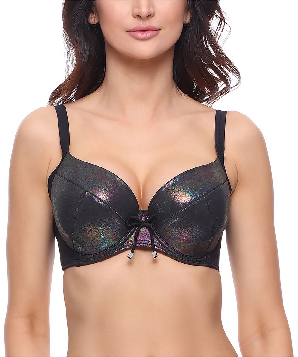 Merry Style Dames Bikinitop – Glossy zwart – 80C – MS-VO-P618