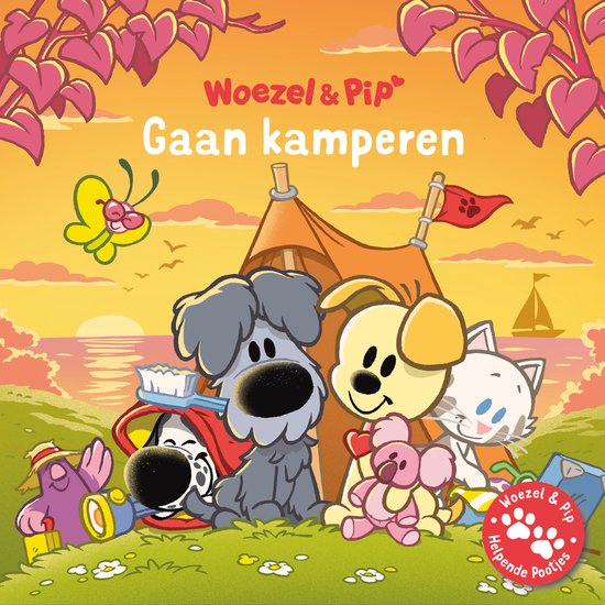 Woezel & Pip: Helpende pootjes - Gaan kamperen - cover