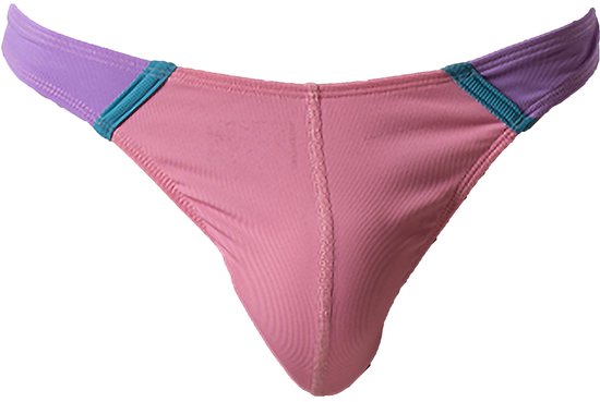 String Homme Rose Avec Personnage Sur Le Devant - Taille L - Neuf Avec Étiquettes