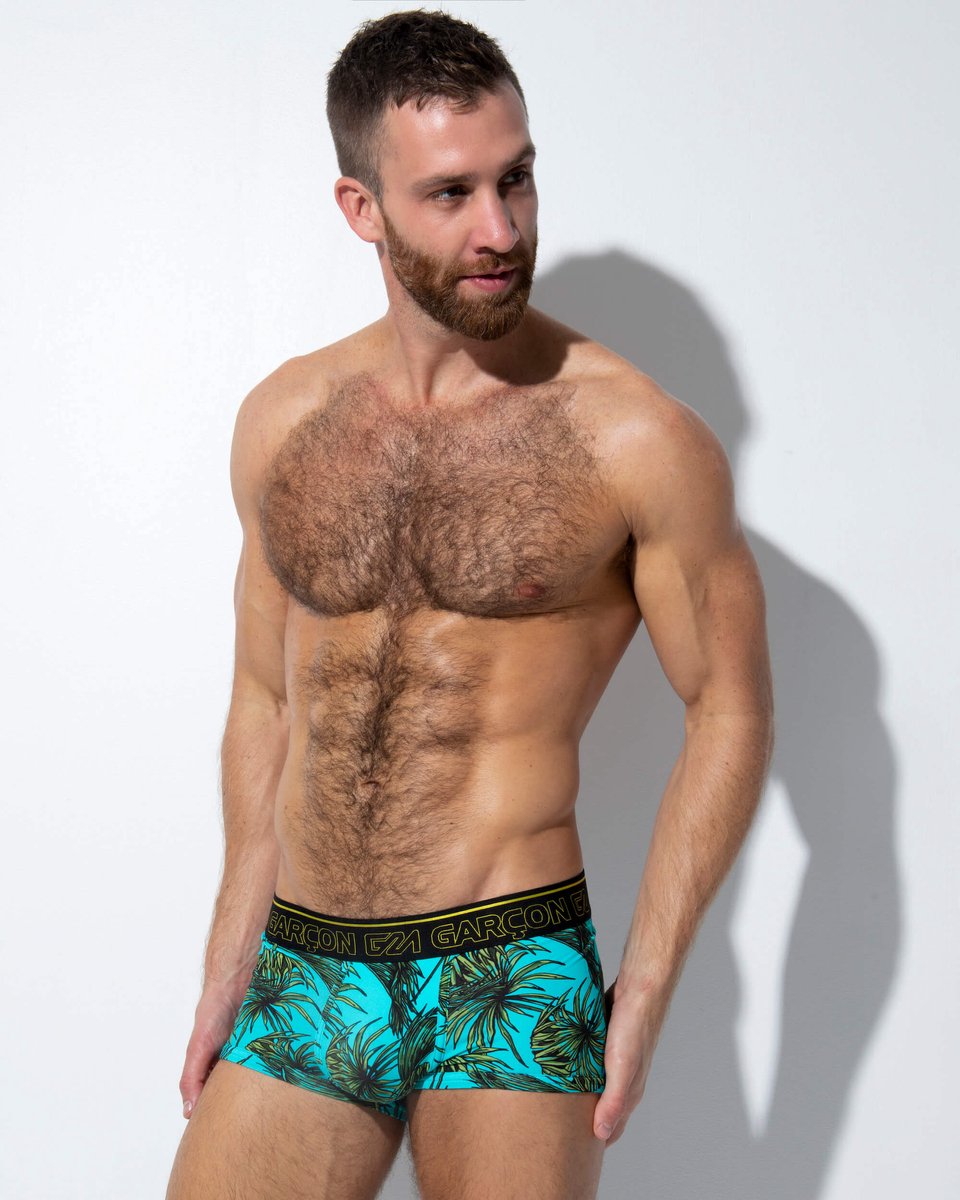 Garçon Palms Trunk - MAAT S - Heren Ondergoed - Boxershort voor Man - Mannen Boxershort