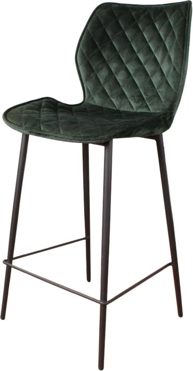 DS4U® Ruby barkruk velvet 66 cm groen